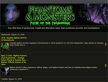 Tablet Screenshot of phantomsandmonsters.com